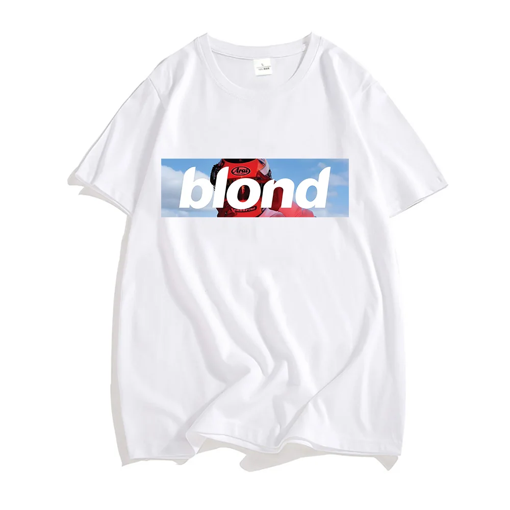 Frank O-ocean Blond R&B Music T Shirts MEN Fashion Hip Hop Tshirts 100% Cotton T-shirts Handsome Rhythm and Blues Originality
Frank O-ocean Blond R&B Music T Shirts MEN Fashion Hip Hop Tshirts 100% Cotton T-shirts Handsome Rhythm and Blues Originality
