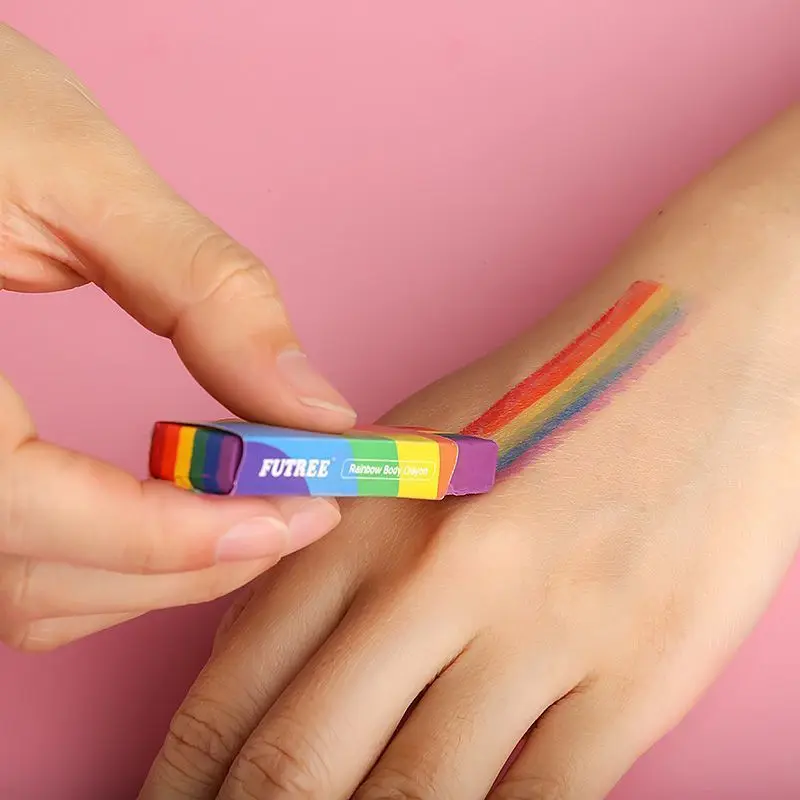 Rainbow Face Paint Stick Body Tattoo Colored Pigment Pen Fluorescent Crayon Washable Adult Kid Party Favors Makeup Cosmetic Tool
Rainbow Face Paint Stick Body Tattoo Colored Pigment Pen Fluorescent Crayon Washable Adult Kid Party Favors Makeup Cosmetic Tool