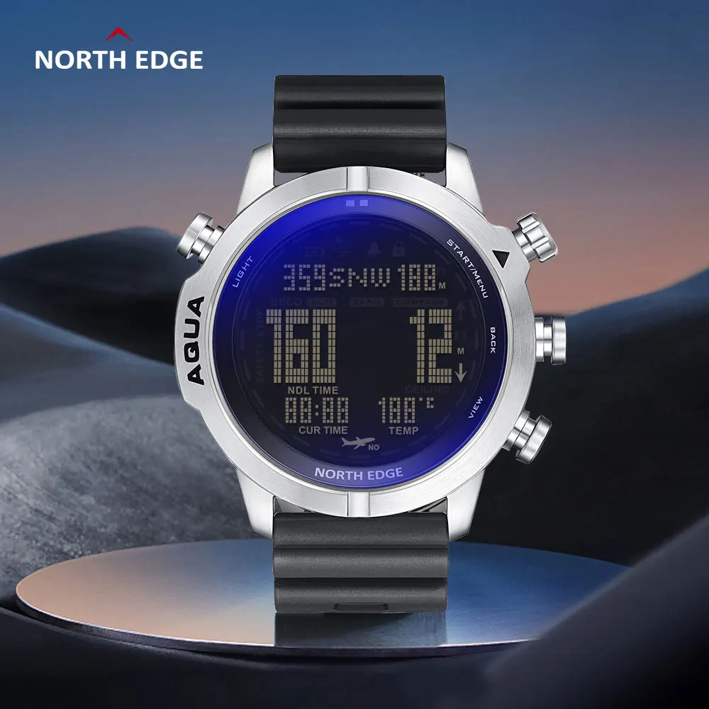 2022 New NORTH EDGE Sport Men's Diving Digital Watch Scuba Diving NDL (No Deco Time) 50M Dive Watches Altimeter Compass
2022 New NORTH EDGE Sport Men's Diving Digital Watch Scuba Diving NDL (No Deco Time) 50M Dive Watches Altimeter Compass