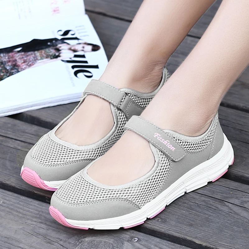 New Women Casual Shoes Breathable Mesh Tenis Sneakers Lightweight Fashion Velcro Soft Soled Flats Zapatillas Deportivas Mujer
New Women Casual Shoes Breathable Mesh Tenis Sneakers Lightweight Fashion Velcro Soft Soled Flats Zapatillas Deportivas Mujer