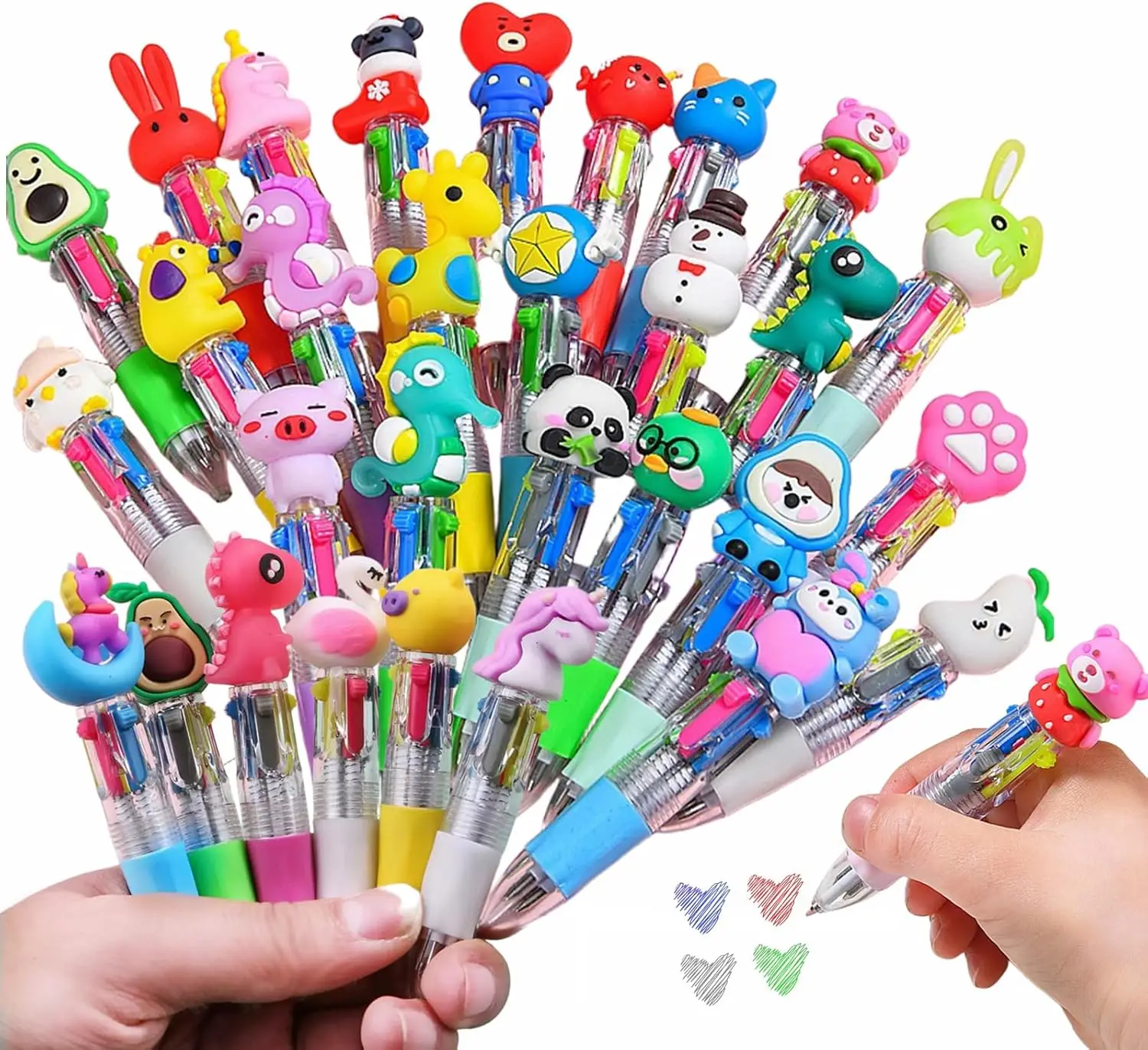 Мини-ручки Kawaii 4 в 1 
Мини-ручки Kawaii 4 в 1