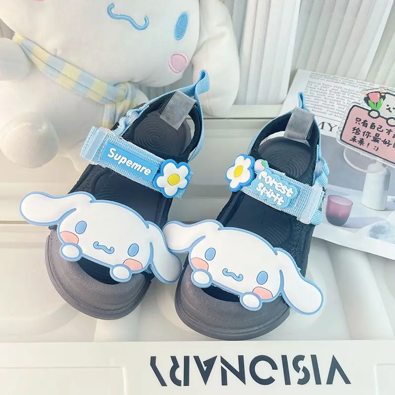 Sanrio Cinnamoroll Cartoon Anime Children's Fashion Beach Shoes Girls' Non-Slip Casual Shoes Baby Comfortable Soft Soled Sandals
Sanrio Cinnamoroll Cartoon Anime Children's Fashion Beach Shoes Girls' Non-Slip Casual Shoes Baby Comfortable Soft Soled Sandals