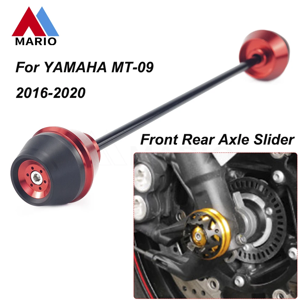 Motorcycle Front Rear Axle Fork Slider Wheel Protector Crash Pad Falling Protection For YAMAHA MT-09 MT09 MT 09 2016 2017 - 2020
Motorcycle Front Rear Axle Fork Slider Wheel Protector Crash Pad Falling Protection For YAMAHA MT-09 MT09 MT 09 2016 2017 - 2020