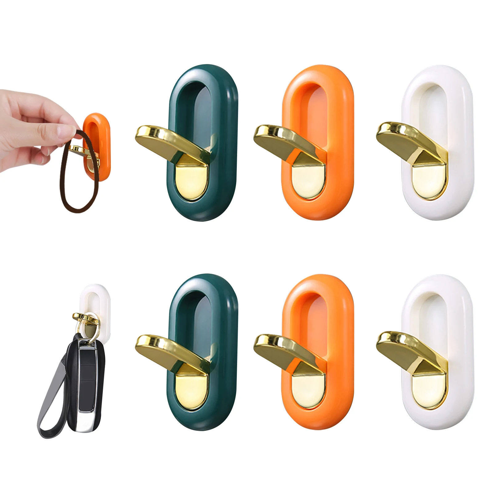 6 шт., настенные крючки для хранения ключей
6 шт., настенные крючки для хранения ключей