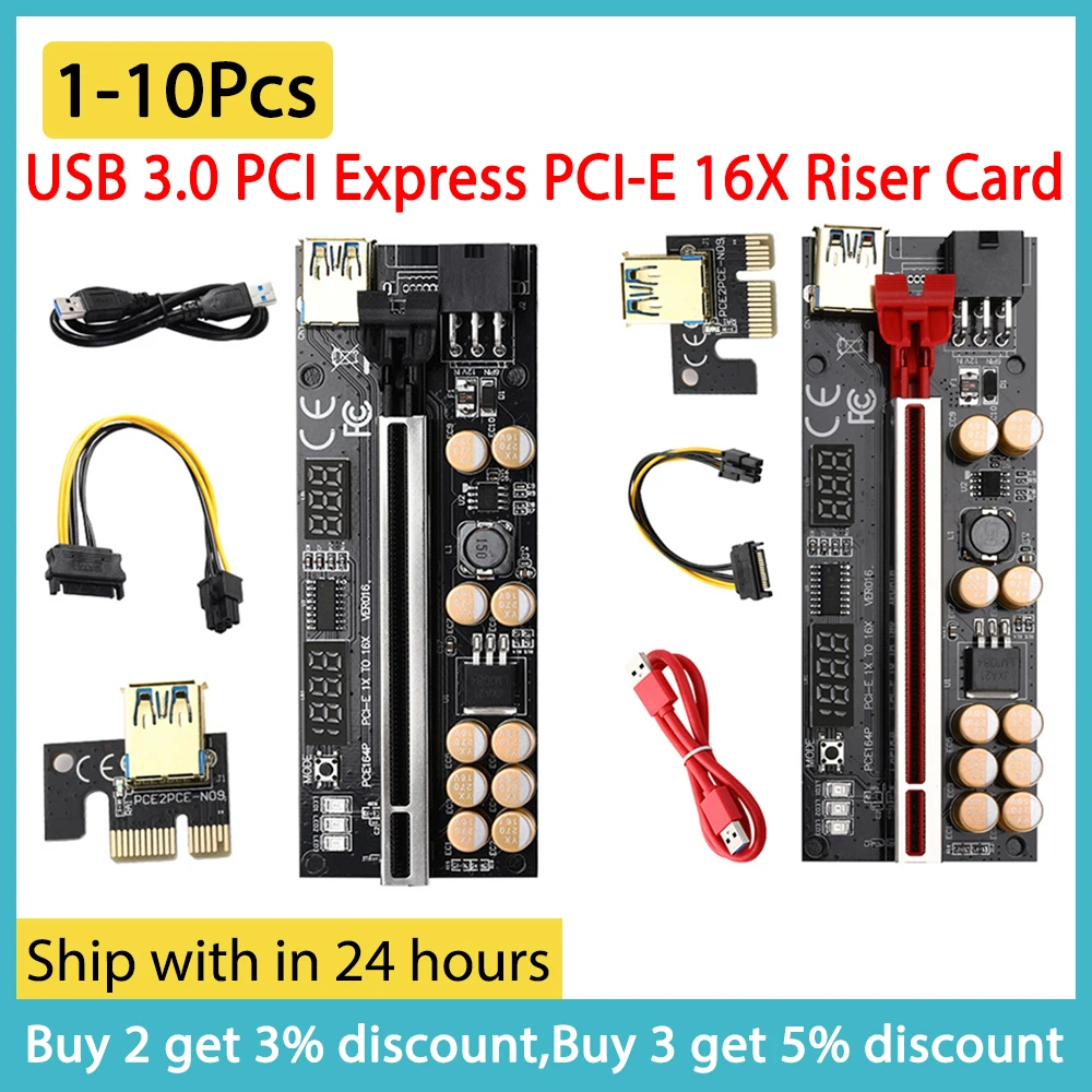 Высокоскоростная Плата расширения PCI Express PCI-E 16X, USB 3,0, адаптер со светодисветодиодный SATA на кабель питания 6P для видеокарты, 1-10 шт.
Высокоскоростная Плата расширения PCI Express PCI-E 16X, USB 3,0, адаптер со светодисветодиодный SATA на кабель питания 6P для видеокарты, 1-10 шт.