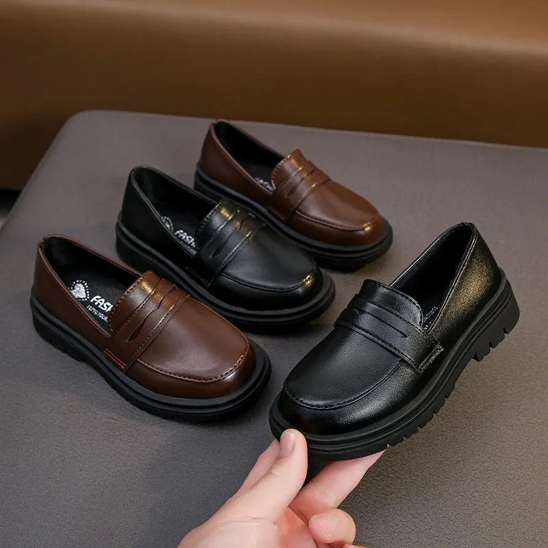 Leather Boys Spring Slip-on Loafers Black Style Children Britain 2023 For Shoes Girls And Autumn Casual New Shoes Performance
Leather Boys Spring Slip-on Loafers Black Style Children Britain 2023 For Shoes Girls And Autumn Casual New Shoes Performance