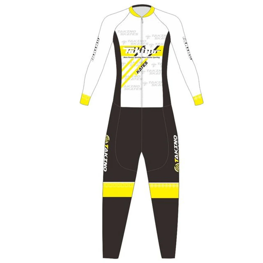 Takino Skate Long Sleeve Long Pants Suit Skinsuit Speed Skaters Inline Roller Racing Speed Skats Clothing Skating Cozy Jumpsuit
Takino Skate Long Sleeve Long Pants Suit Skinsuit Speed Skaters Inline Roller Racing Speed Skats Clothing Skating Cozy Jumpsuit
