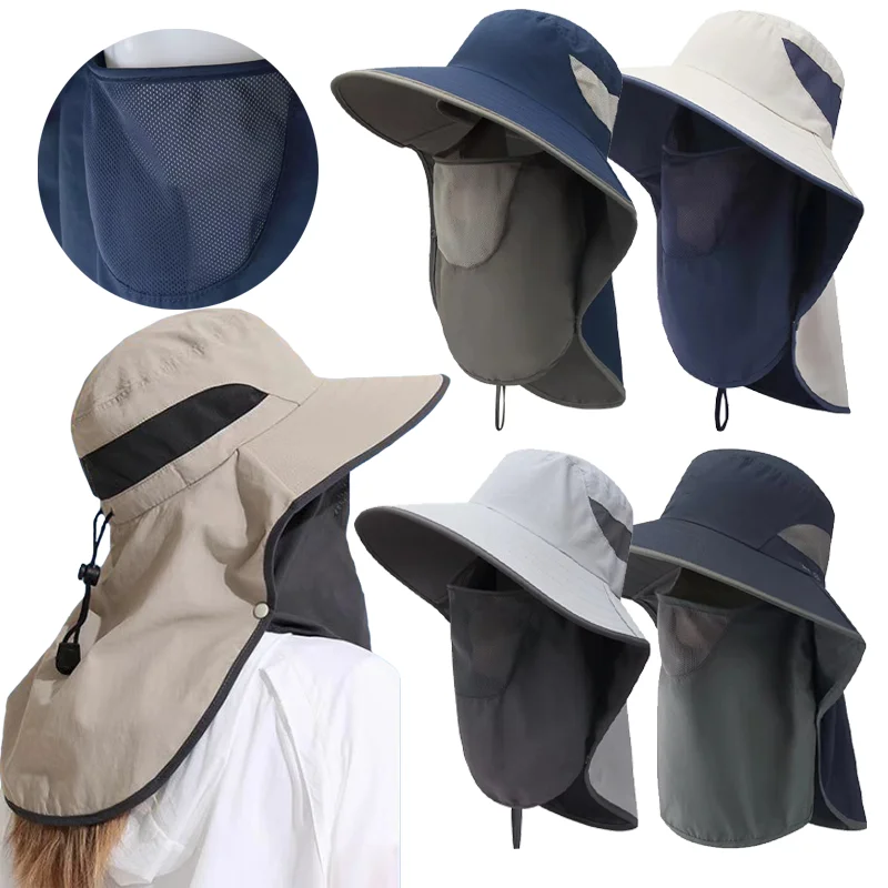 Full face sun protection hat outdoor sunshade mountaineering fisherman hat neck protection face protection shawl mask fish hat
Full face sun protection hat outdoor sunshade mountaineering fisherman hat neck protection face protection shawl mask fish hat