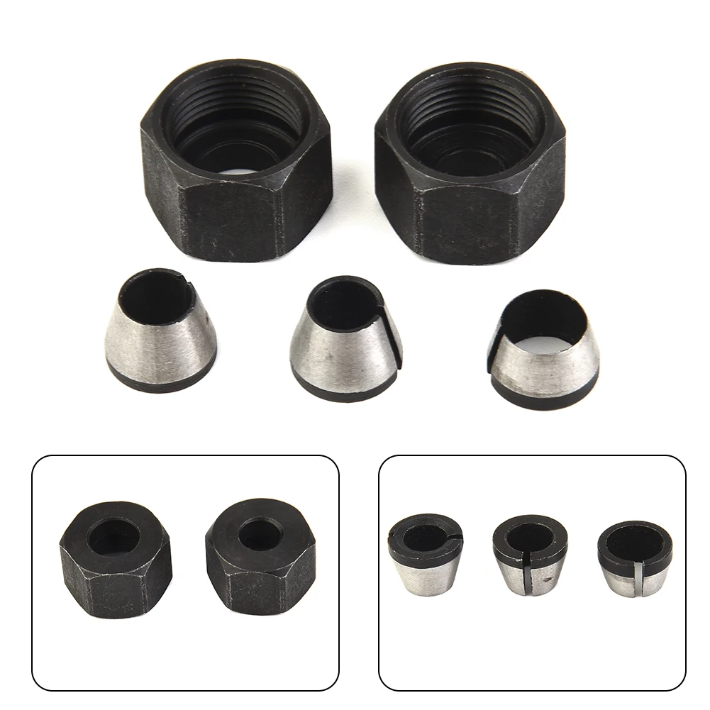 5pc 1/4" Collet 6mm 8mm Collets Chuck Engraving Trimming Machine Electric Router Milling Cutter Accessories Collet Chuck Adapter
5pc 1/4" Collet 6mm 8mm Collets Chuck Engraving Trimming Machine Electric Router Milling Cutter Accessories Collet Chuck Adapter