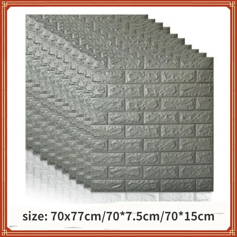 DIY Self-foaming Waterproof Decorative Wall Wallpaper TV Background Children's Living Room Room Decoration 3D Brick Wall Sticker
DIY Self-foaming Waterproof Decorative Wall Wallpaper TV Background Children's Living Room Room Decoration 3D Brick Wall Sticker
