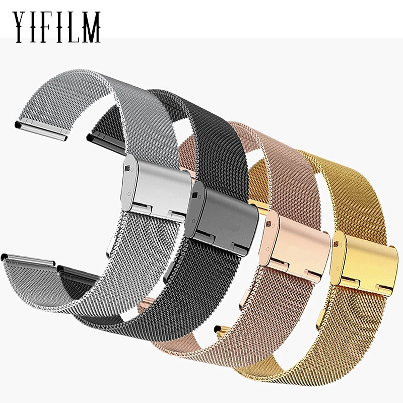 22mm 20mm 16mm 18mm 24mm Milanese Watch Strap For Samsung Huawei Garmin Watchband Stainless Steel Metal Watch Bracelet Accessory
22mm 20mm 16mm 18mm 24mm Milanese Watch Strap For Samsung Huawei Garmin Watchband Stainless Steel Metal Watch Bracelet Accessory
