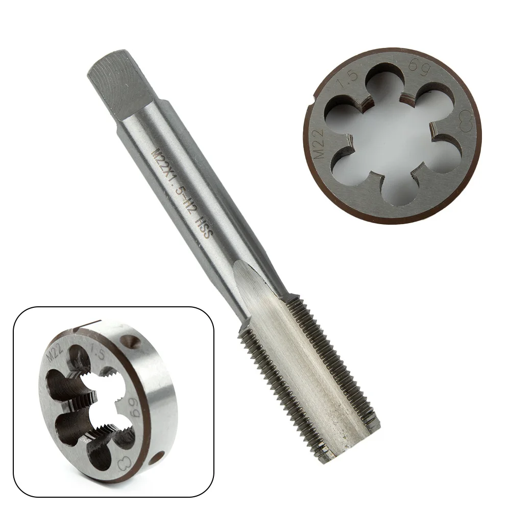HSS M22 X 1.5mm Tap & M22 X 1.5mm Die Metric Thread Right Hand High Speed Steel Tools Accessories Household DIY
HSS M22 X 1.5mm Tap & M22 X 1.5mm Die Metric Thread Right Hand High Speed Steel Tools Accessories Household DIY