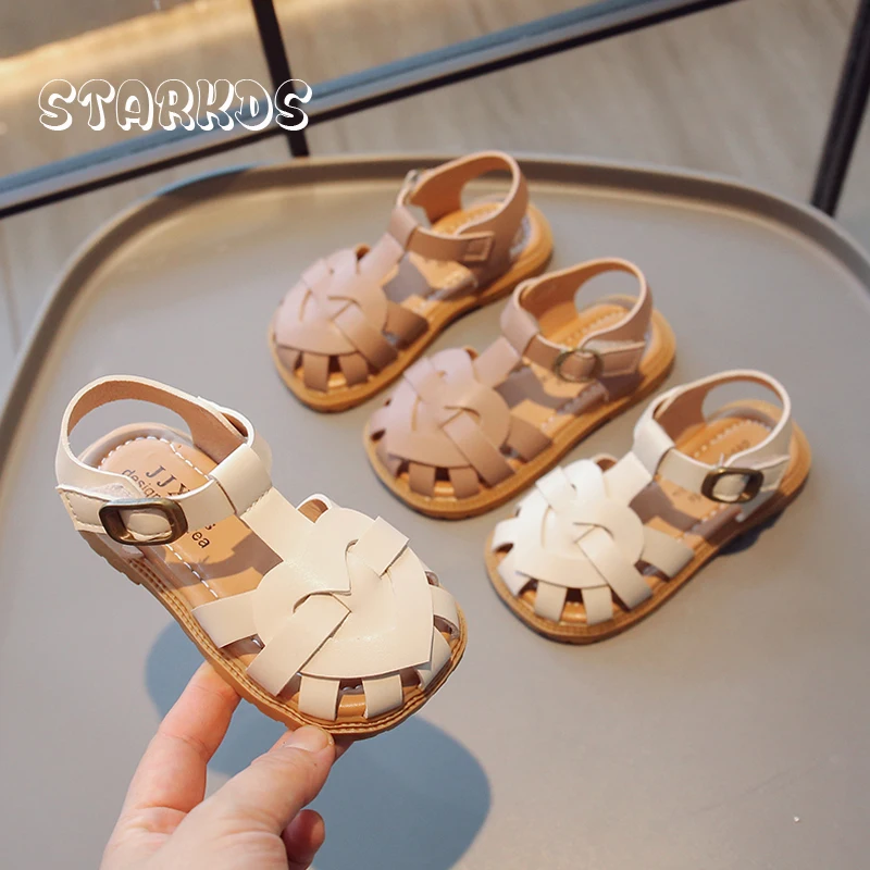 Brand Design Heart Weaved Sandals Girls Cute Caged Sandalias Baby Kids Soft Wide Toe Cut-outs Flat Summer Shoes Anti-Slip
Brand Design Heart Weaved Sandals Girls Cute Caged Sandalias Baby Kids Soft Wide Toe Cut-outs Flat Summer Shoes Anti-Slip