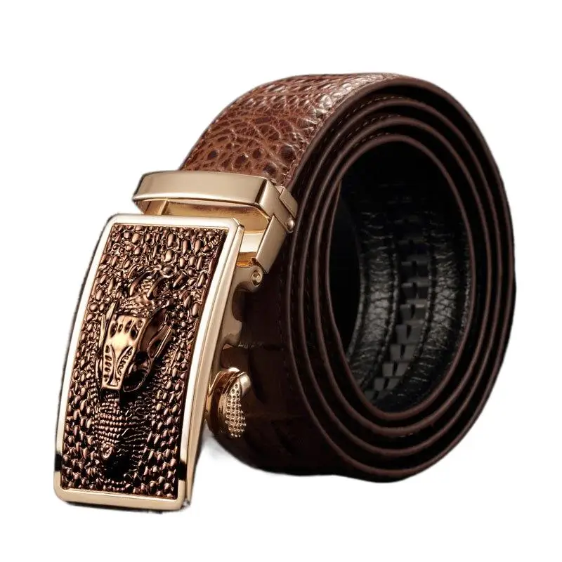 Crocodile Pattern Quality Cow Genuine Leather Belt Men Genuine Luxury Leather Belts for Men Strap Male Metal Automatic Buckle
Crocodile Pattern Quality Cow Genuine Leather Belt Men Genuine Luxury Leather Belts for Men Strap Male Metal Automatic Buckle