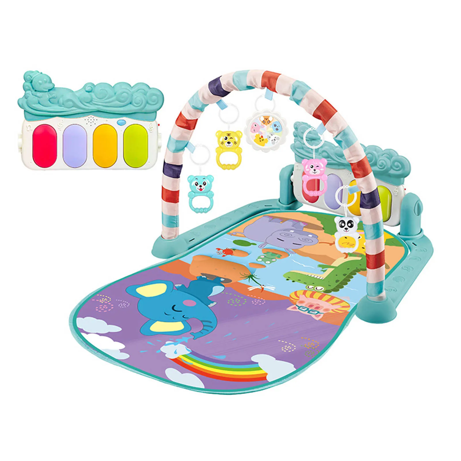 Baby Play Mat With Light Music Baby Gym Play Mat Baby Activity Gym Mat With Sensory Toys For Newborns Infants Kids Puzzle Toys
Baby Play Mat With Light Music Baby Gym Play Mat Baby Activity Gym Mat With Sensory Toys For Newborns Infants Kids Puzzle Toys
