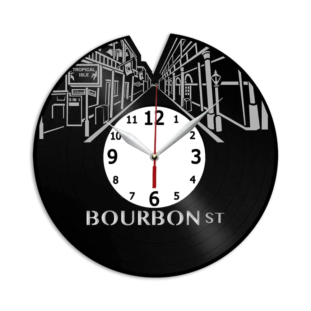 Bourbon Street Vinyl Wall Art Record Wall Clock Home Decoration 12 inch Wall Clock Art Birthday
Bourbon Street Vinyl Wall Art Record Wall Clock Home Decoration 12 inch Wall Clock Art Birthday