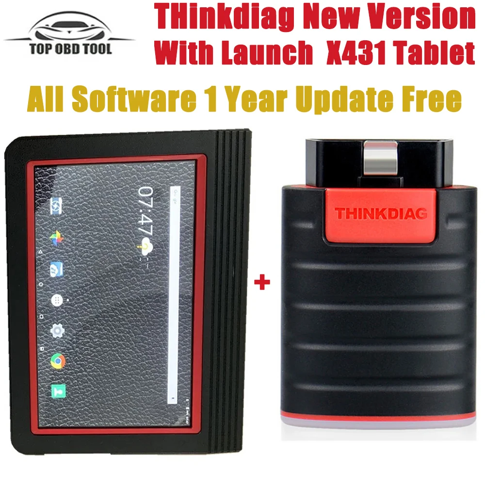 THINKCAR THINKDIAG новый планшет версии и запуска X431 с поддержкой системы Android OBD2 сканер автомобильный диагностический инструмент PK Golo Pro
THINKCAR THINKDIAG новый планшет версии и запуска X431 с поддержкой системы Android OBD2 сканер автомобильный диагностический инструмент PK Golo Pro