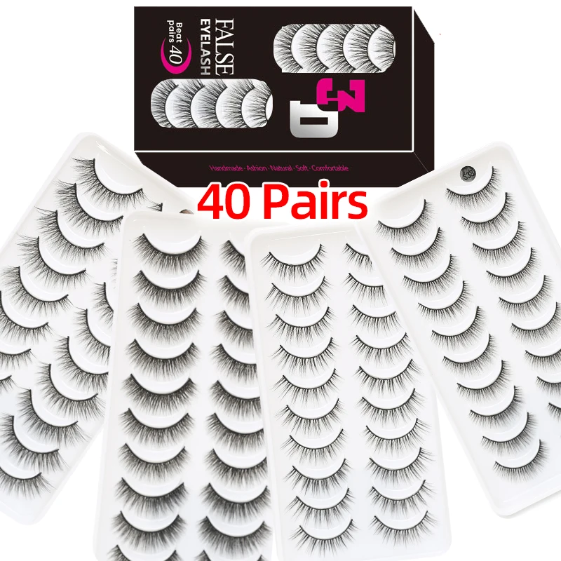 40Pairs Mixed Eyelashes Set 3D Mink Lashes Natural False Eye Lashes Make Up Wispy Thick Eyelash Extension Makeup Maquillaje
40Pairs Mixed Eyelashes Set 3D Mink Lashes Natural False Eye Lashes Make Up Wispy Thick Eyelash Extension Makeup Maquillaje