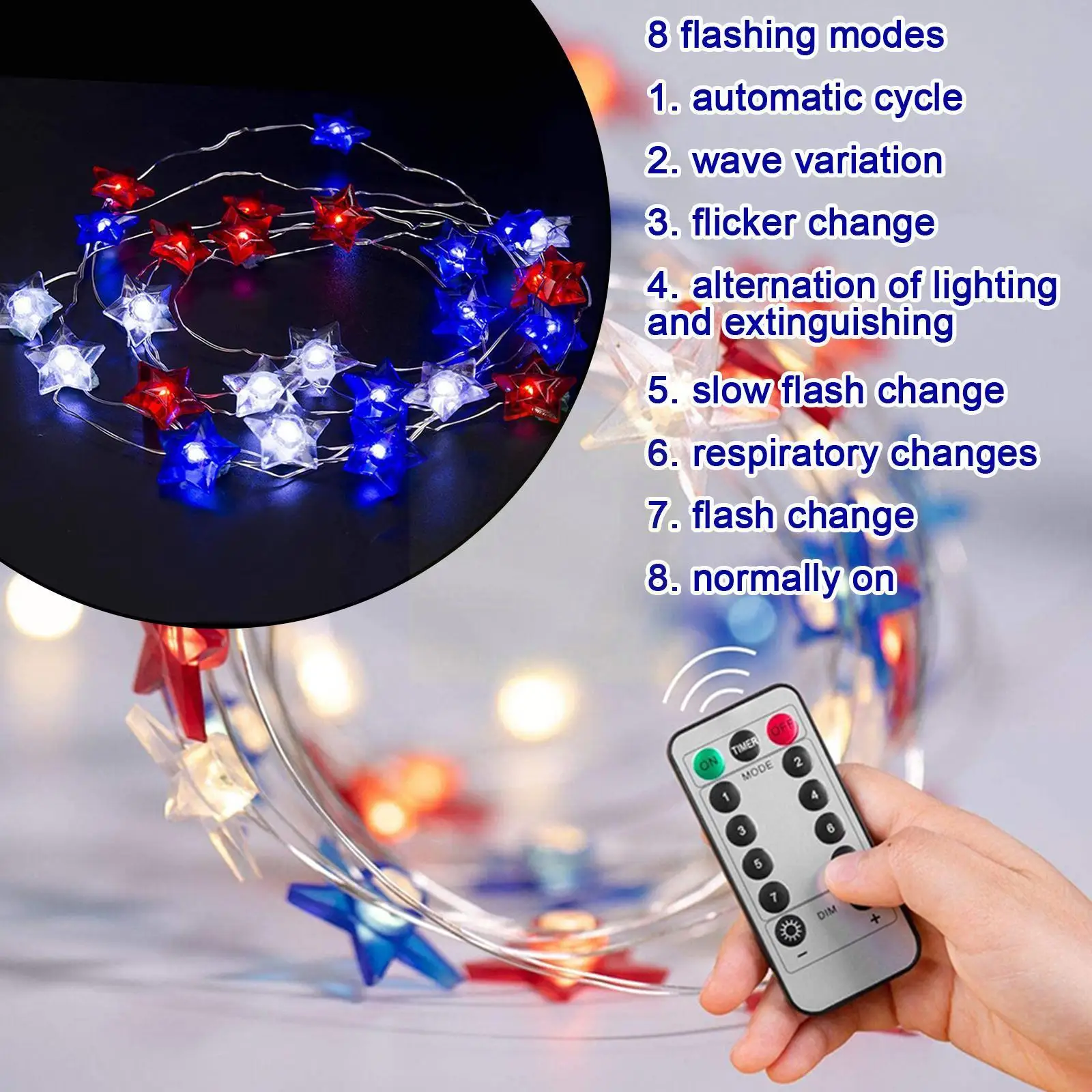 Independence Day American Star Light String Tricolor Star Light String Mixed Color Independence Decor For Home Party D1i3
Independence Day American Star Light String Tricolor Star Light String Mixed Color Independence Decor For Home Party D1i3