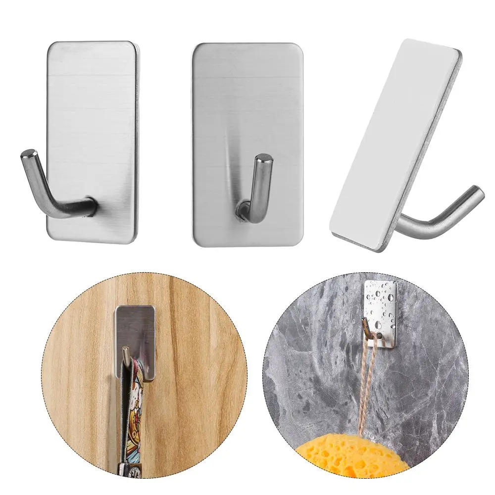 Durable Adhesive No punching Steel Towel Holder Bathroom Accessories Wall Hook Hanger Storage
Durable Adhesive No punching Steel Towel Holder Bathroom Accessories Wall Hook Hanger Storage