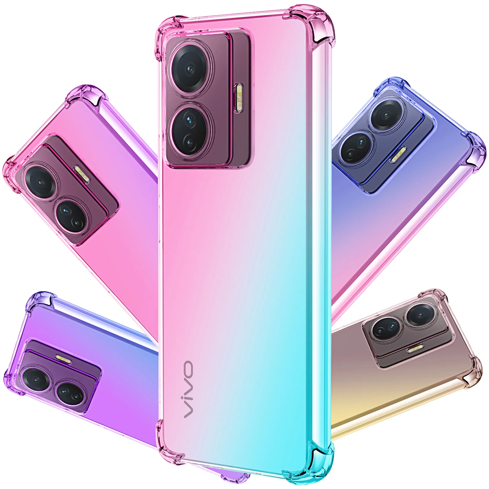 For VIVO T1 4G T1 5G T1 5G 778g T1 Pro 5G T1x 4G T1 4G Global S15 Pro Phone Case,Clear Cute Gradient Slim Flexible TPU Cover
For VIVO T1 4G T1 5G T1 5G 778g T1 Pro 5G T1x 4G T1 4G Global S15 Pro Phone Case,Clear Cute Gradient Slim Flexible TPU Cover
