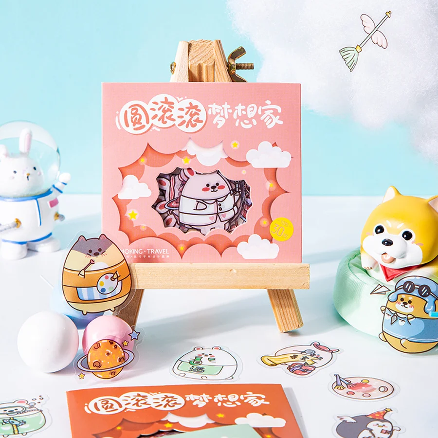 8 Styles 30pcs/bag Kawaii Small Animal PET Sticker Bag Cartoon Cute Illustration Hand Account Decoration Material Stickers
8 Styles 30pcs/bag Kawaii Small Animal PET Sticker Bag Cartoon Cute Illustration Hand Account Decoration Material Stickers