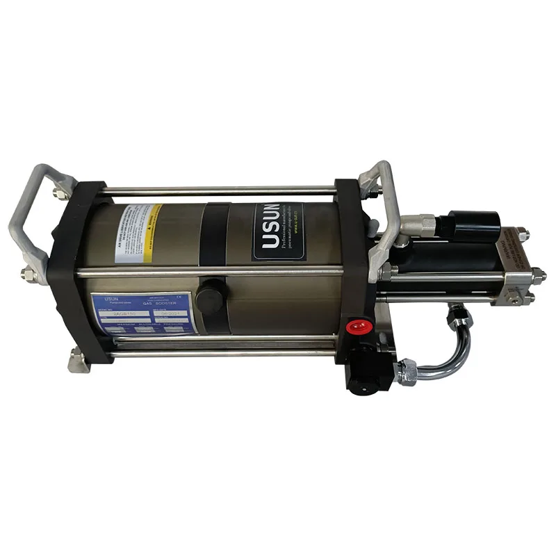 Good quality USUN Model: 2AGB150 double head air driven high pressure nitrogen gas booster testing pump
Good quality USUN Model: 2AGB150 double head air driven high pressure nitrogen gas booster testing pump