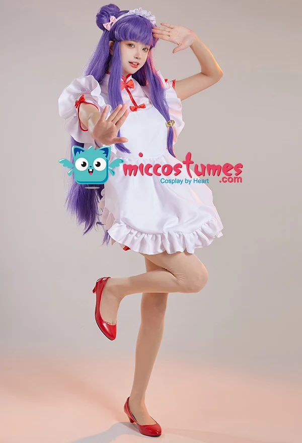 Women Shampoo Cosplay Costume Apron with Headdress
Women Shampoo Cosplay Costume Apron with Headdress