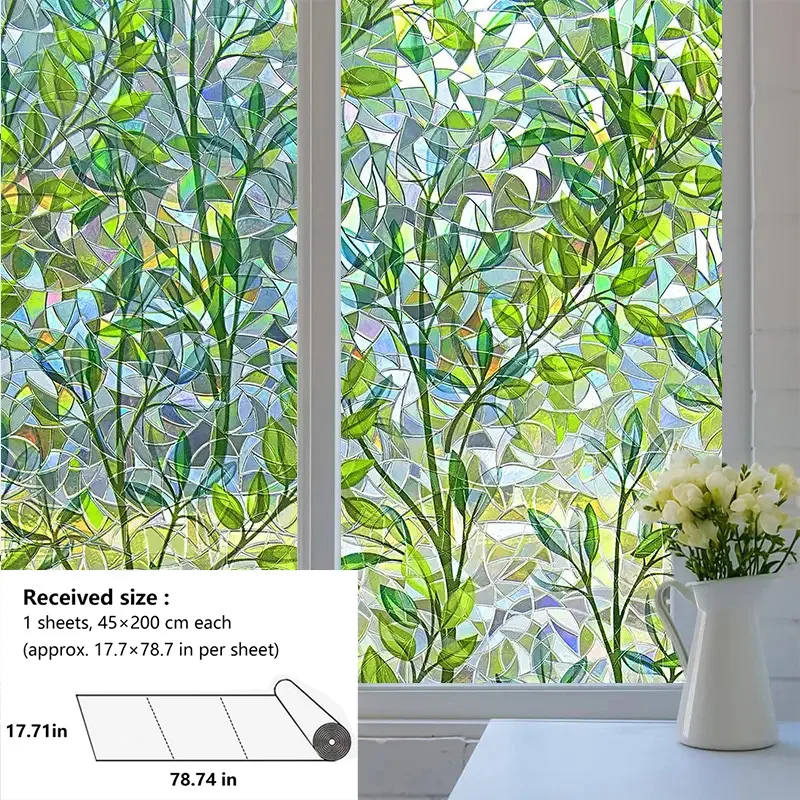 Декоративная статическая пленка для окна 
Декоративная статическая пленка для окна