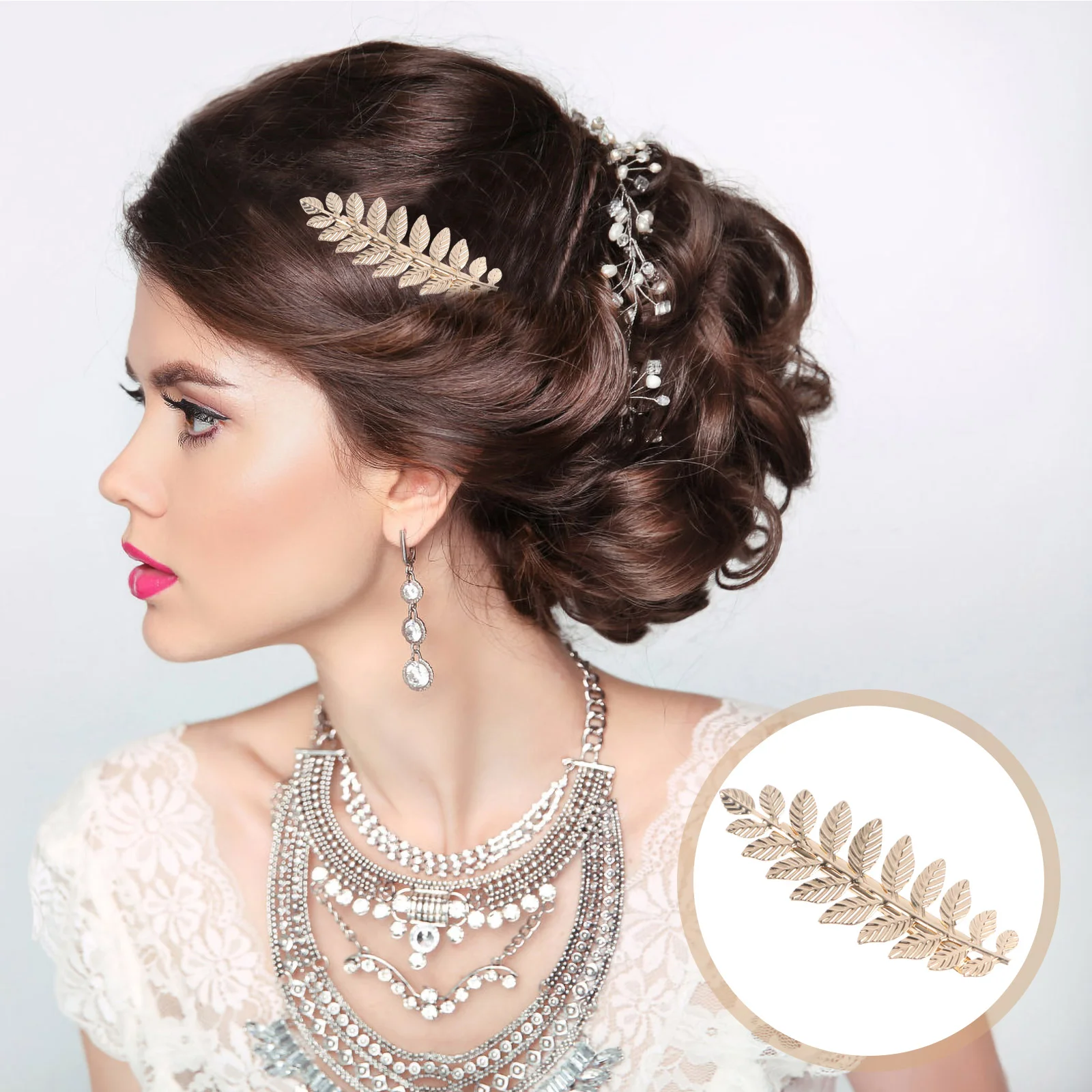 Hair Women Gold Clips Accessories Wedding Leaf Goddess Costume Leaves Clip Hairclips Toga Slides Greek Flowers Golden Vintage
Hair Women Gold Clips Accessories Wedding Leaf Goddess Costume Leaves Clip Hairclips Toga Slides Greek Flowers Golden Vintage