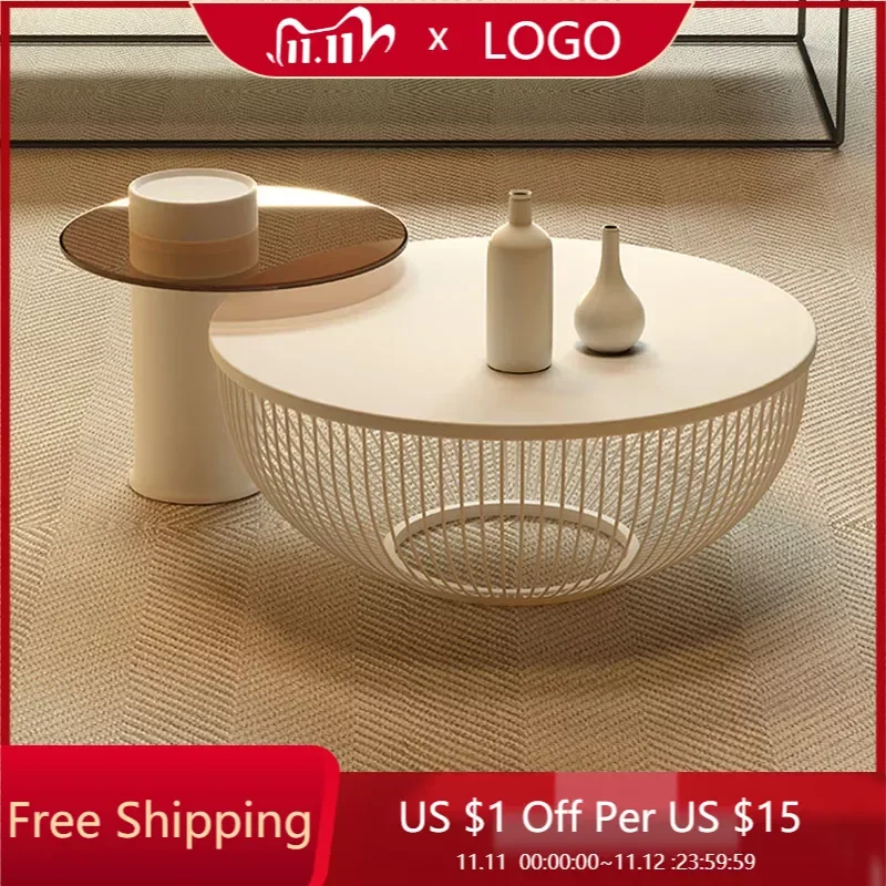 Glamour Cute Coffee Tables Round Aesthetic Bedroom Luxury Coffee Tables Modern Minimalist Table Basse Pour Salon Household Items
Glamour Cute Coffee Tables Round Aesthetic Bedroom Luxury Coffee Tables Modern Minimalist Table Basse Pour Salon Household Items