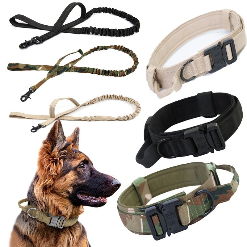 Durable Tactical Dog Collar Leash Set Adjustable Military Pet Collar Leash Medium Large Dog German Shepherd Training Accessories
Durable Tactical Dog Collar Leash Set Adjustable Military Pet Collar Leash Medium Large Dog German Shepherd Training Accessories