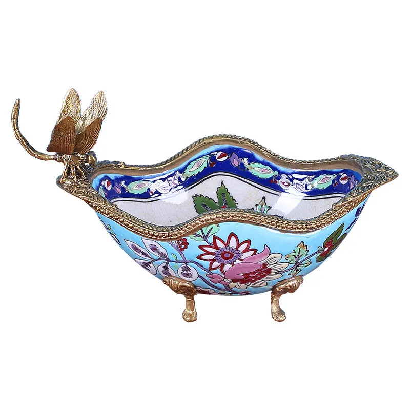 dried European-style fruit living room Vintage luxury ceramics household jewelry creative American receptive tray
dried European-style fruit living room Vintage luxury ceramics household jewelry creative American receptive tray