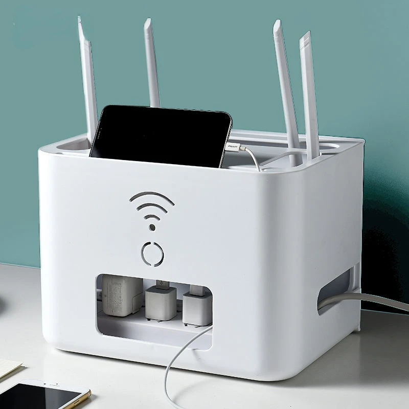 Double-layer Wireless Wifi Router Storage Box Desktop Socket Wire Organizer Box Living Room WIFI Cable Storage
Double-layer Wireless Wifi Router Storage Box Desktop Socket Wire Organizer Box Living Room WIFI Cable Storage