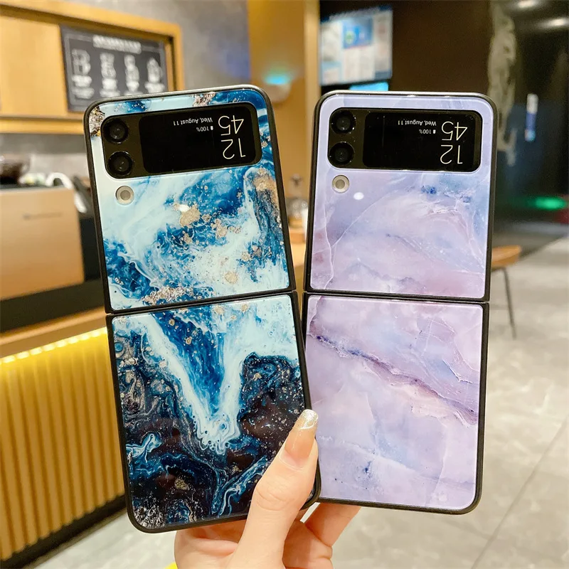 Glass Paintings Marble Phone Case for Samsung Galaxy Z Flip 3 5G Hard PC Back Cover for ZFlip3 Case Protective Shell
Glass Paintings Marble Phone Case for Samsung Galaxy Z Flip 3 5G Hard PC Back Cover for ZFlip3 Case Protective Shell