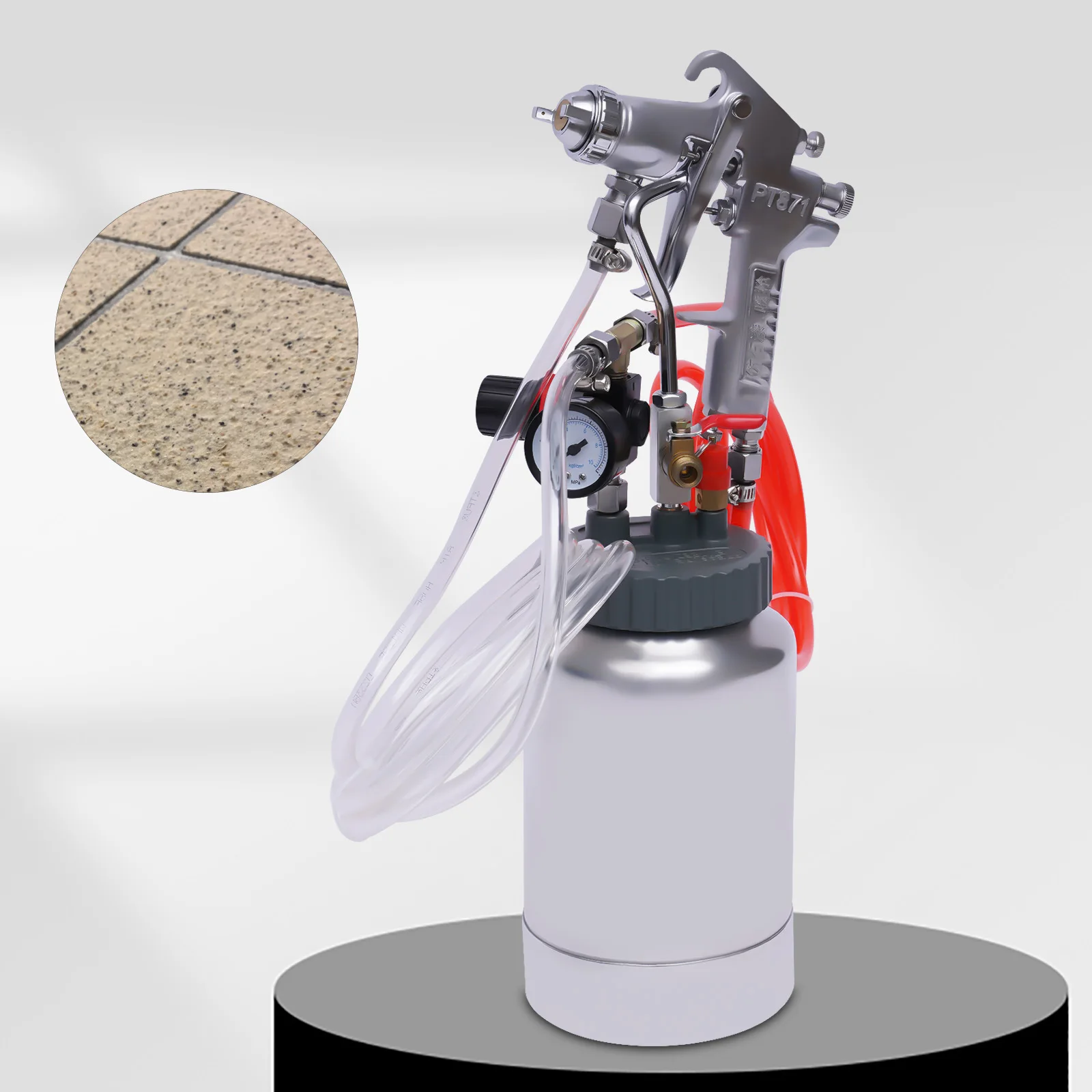 Paint Pressure Pot 2L Global Pressure Tank Paint with Water Pistol and Assembly Pressure Pot Paint Sprayer 6 Holes
Paint Pressure Pot 2L Global Pressure Tank Paint with Water Pistol and Assembly Pressure Pot Paint Sprayer 6 Holes