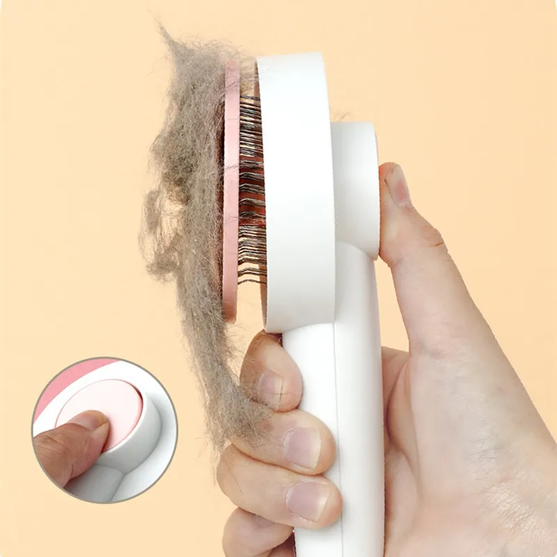 Cat Brush Automatic Cat Comb One Button Pet Hair Remover Massage Dog Hair Brush Self-cleaning Combs Pet Grooming Pets Supplies
Cat Brush Automatic Cat Comb One Button Pet Hair Remover Massage Dog Hair Brush Self-cleaning Combs Pet Grooming Pets Supplies