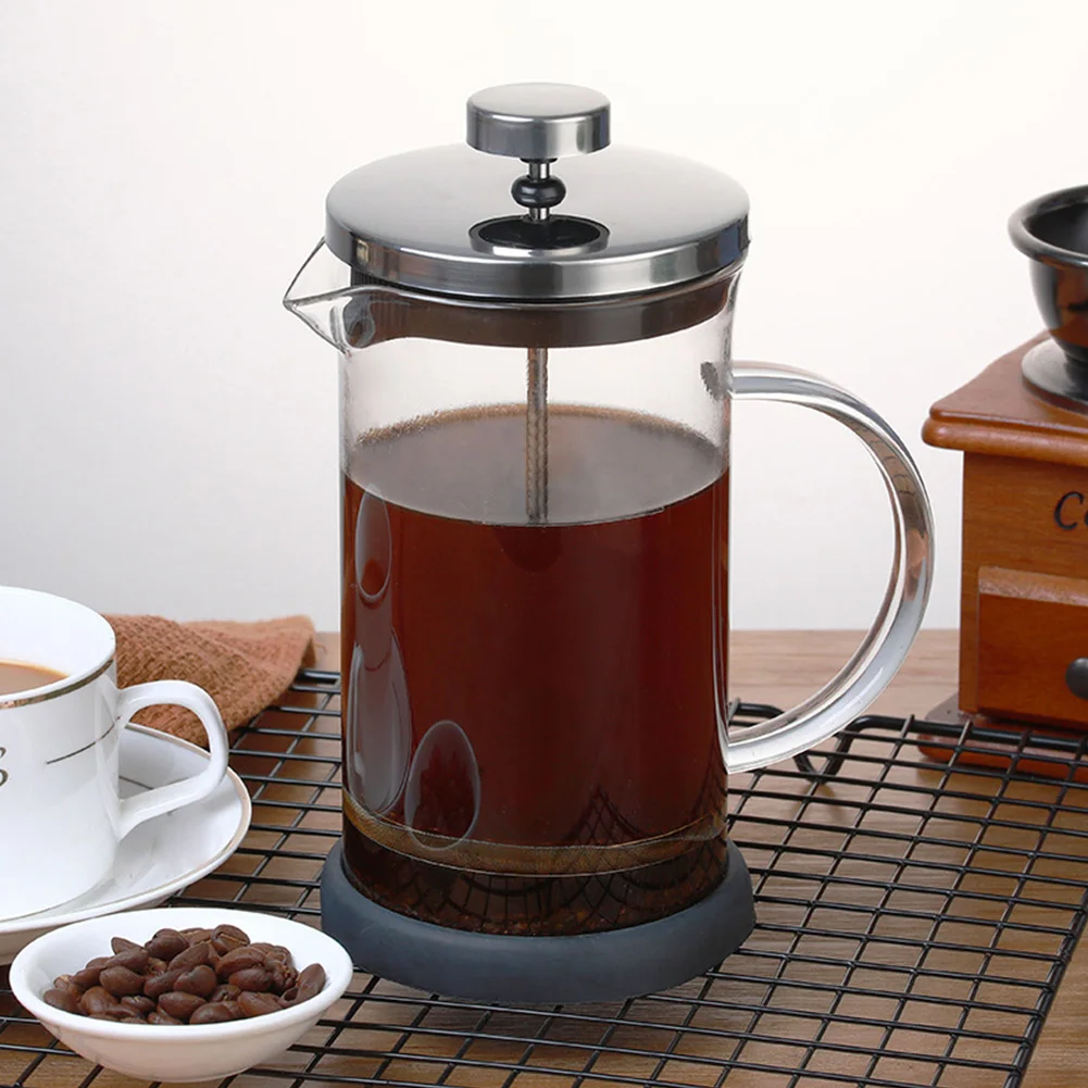 French Press Coffee Maker Drinkware Portable Tea Pot Stainless Steel Heat Resistant Manual Durable 3 Level Filtration
French Press Coffee Maker Drinkware Portable Tea Pot Stainless Steel Heat Resistant Manual Durable 3 Level Filtration