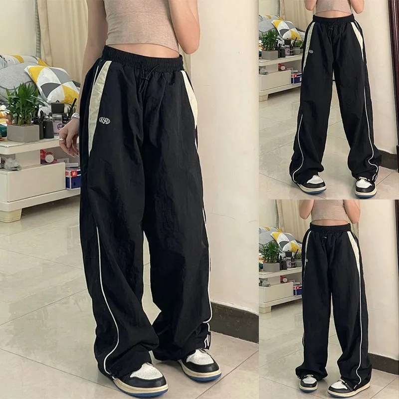 Casual Baggy Pants Women Vintage Oversized Hip Hop Joggers Harajuku Streetwear Sweatpants Wide Leg Joggers Trousers Clothes
Casual Baggy Pants Women Vintage Oversized Hip Hop Joggers Harajuku Streetwear Sweatpants Wide Leg Joggers Trousers Clothes