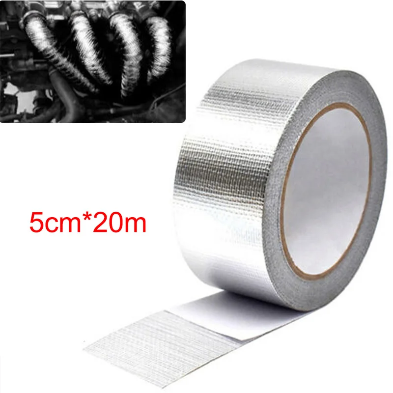 20M*5CM Roll Fiberglass Heat Shield Motorcycle Exhaust Header Pipe Heat Wrap Tape Thermal Protection Exhaust Pipe Insulate
20M*5CM Roll Fiberglass Heat Shield Motorcycle Exhaust Header Pipe Heat Wrap Tape Thermal Protection Exhaust Pipe Insulate