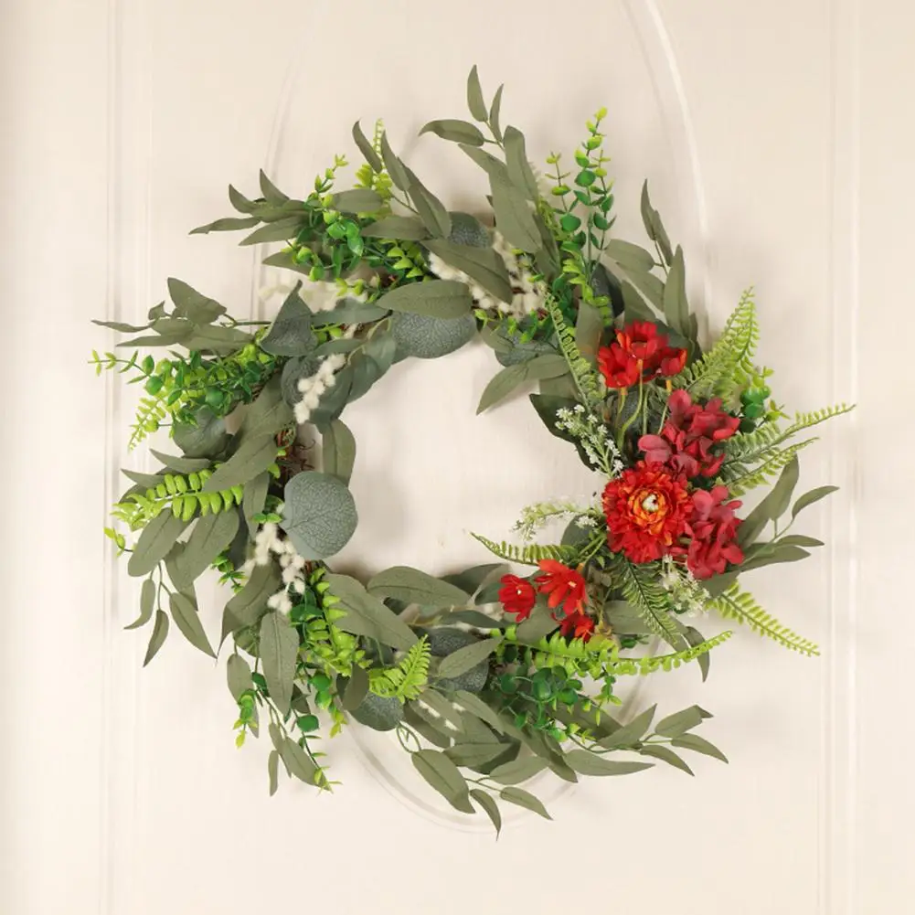 Искусственный венок, дверной подвесной кулон, украшение на день матери для входной двери, стены, окна, фермерского дома 
Искусственный венок, дверной подвесной кулон, украшение на день матери для входной двери, стены, окна, фермерского дома