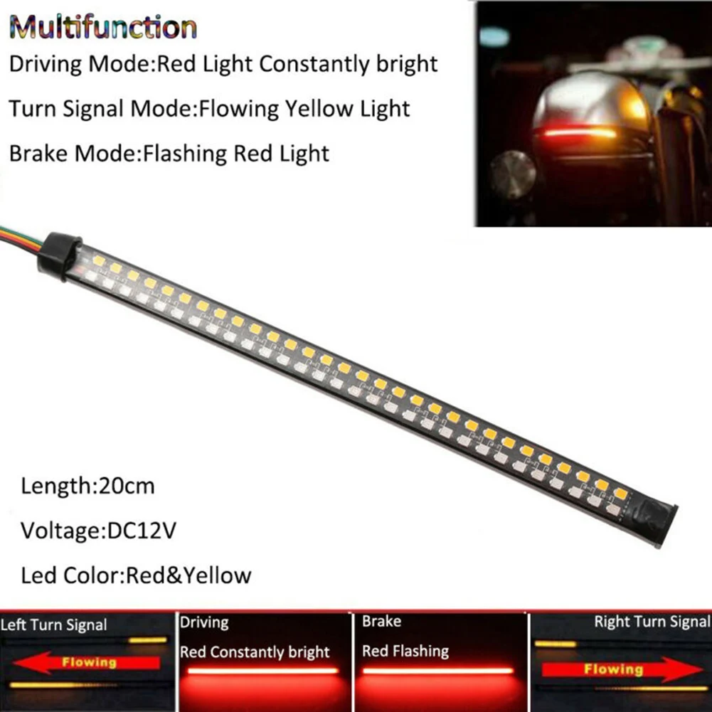 1PC Strip Lights DC 12V 20cm LED Waterproof Red+Yellow Turn Signal DRL High Quality Motors Accessories
1PC Strip Lights DC 12V 20cm LED Waterproof Red+Yellow Turn Signal DRL High Quality Motors Accessories