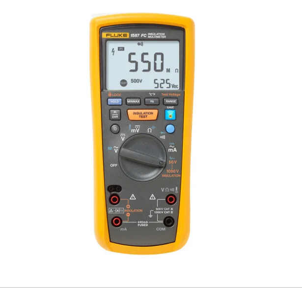 FLUKE 1587 FC Insulation Digital Multimeter Megger Resistance Tester
FLUKE 1587 FC Insulation Digital Multimeter Megger Resistance Tester