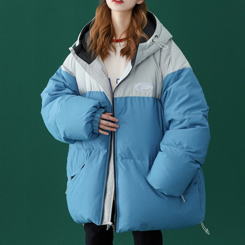 2022 Women's Winter Jacket Casual Patchwork Hooded Parkas Female Loose Oversized Coat Women
2022 Women's Winter Jacket Casual Patchwork Hooded Parkas Female Loose Oversized Coat Women
