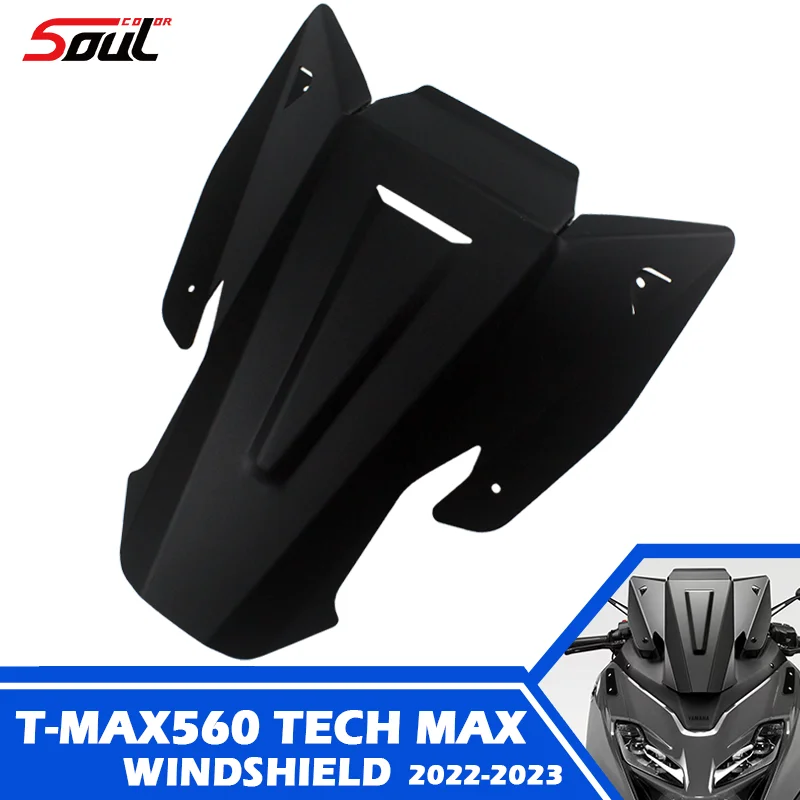 

Motorcycle Aluminium Alloy Sports Windshield Visor Windscreen Fits For T-MAX 560 TECH MAX 2022 2023 TMAX560 TECH MAX 22 23