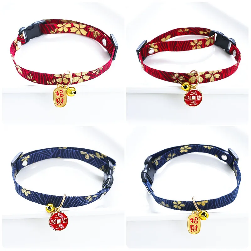 Printing Dog Cat Collars Adjustable Polyester Buckle Collar With Bell Cat Pet Supplies Cat Small Dog Accessories Collar
Printing Dog Cat Collars Adjustable Polyester Buckle Collar With Bell Cat Pet Supplies Cat Small Dog Accessories Collar