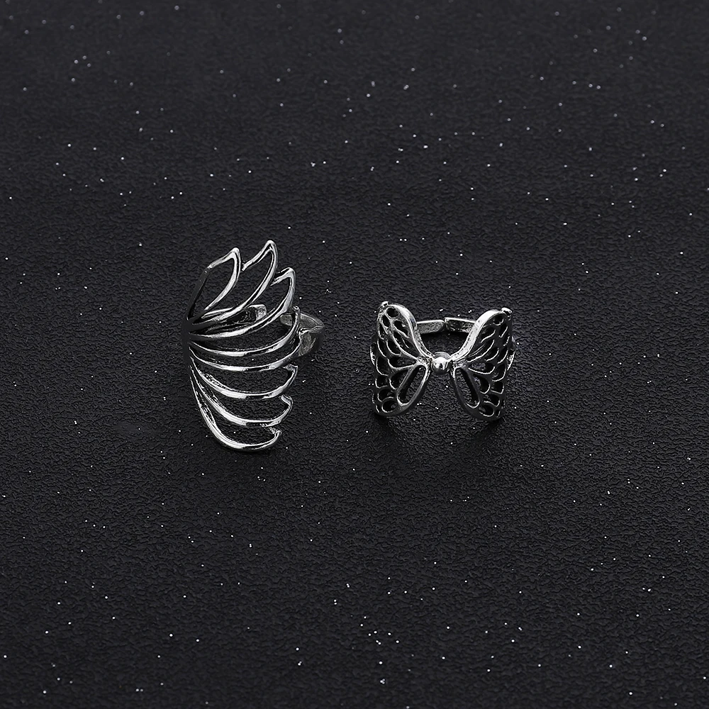1pc Vintage Punk Metal Rings for Women Hollow-out Butterfly Opening Rings Lady Girl Rock Finger Ring Fashion Finger Jewelry
1pc Vintage Punk Metal Rings for Women Hollow-out Butterfly Opening Rings Lady Girl Rock Finger Ring Fashion Finger Jewelry