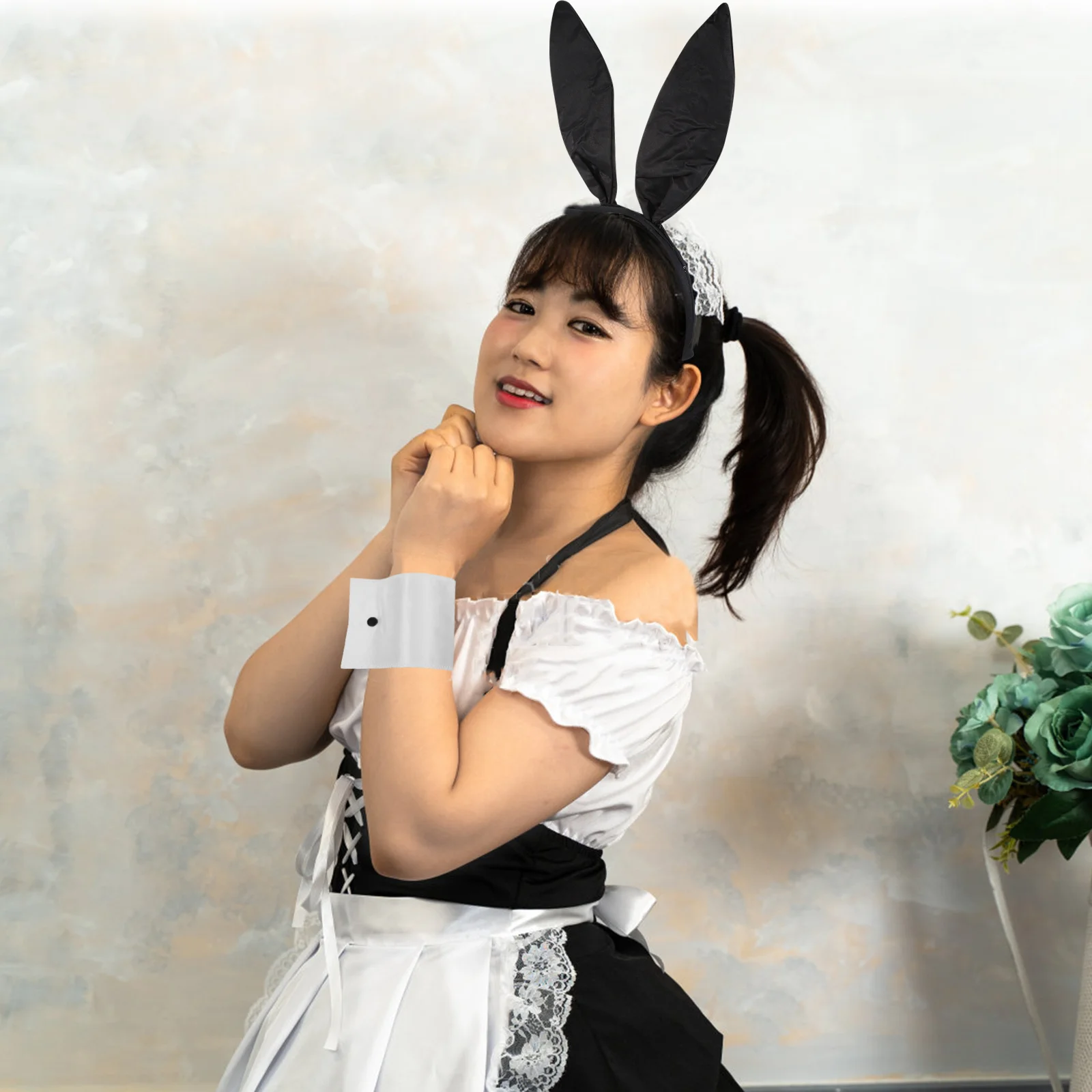 Bunny Ears Cosplay Costume Headband Rabbit Halloweenwomencostumes Set Tail Black Accessories Hairsenpai Girl Prop Collar Ear
Bunny Ears Cosplay Costume Headband Rabbit Halloweenwomencostumes Set Tail Black Accessories Hairsenpai Girl Prop Collar Ear