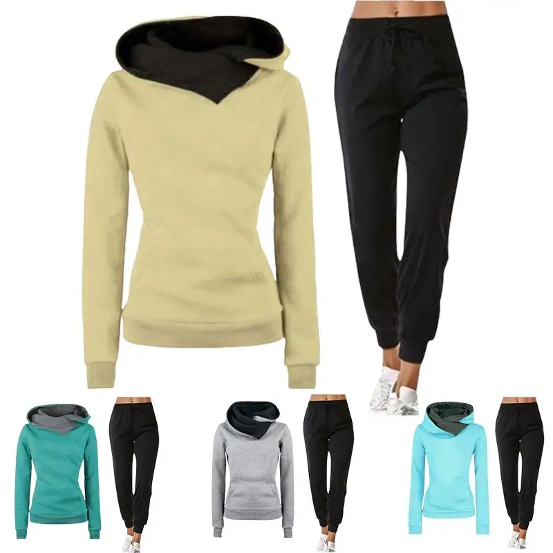 Women's Tracksuit Hoodies Two Piece Sweatshirt+Pants Casual Jogger Hooded Streetwear Female Outfits Sports Set Oversized Outfits
Women's Tracksuit Hoodies Two Piece Sweatshirt+Pants Casual Jogger Hooded Streetwear Female Outfits Sports Set Oversized Outfits