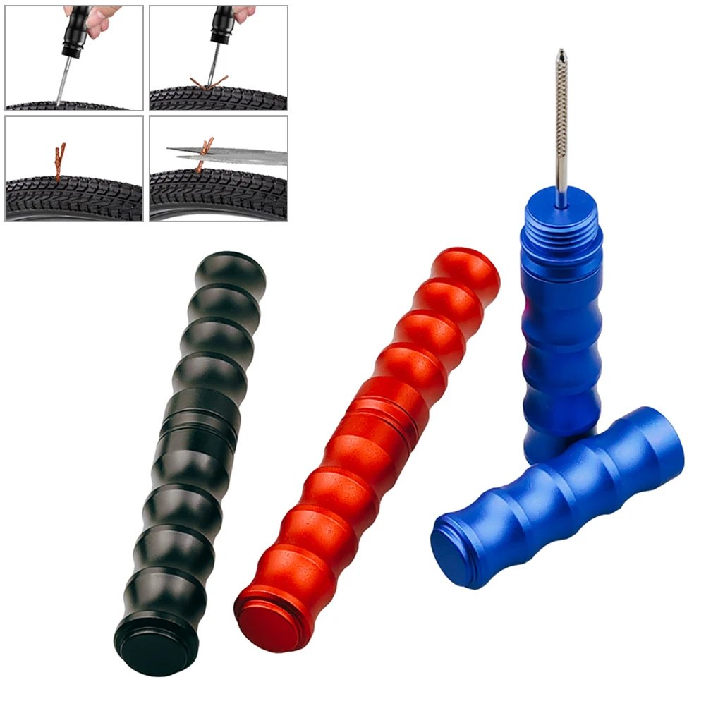Bike Tubeless Tyre Puncture Repair Tool Kit With Rubber Strips MTB Road Mountain Bicycle Tubeless Tyre Repair Tool Parts
Bike Tubeless Tyre Puncture Repair Tool Kit With Rubber Strips MTB Road Mountain Bicycle Tubeless Tyre Repair Tool Parts
